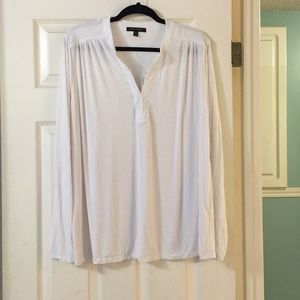 Ladies long sleeve jersey knit top